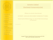 Tablet Screenshot of biochemfarm.amp.edu.pl