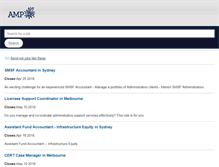 Tablet Screenshot of careers.amp.com.au