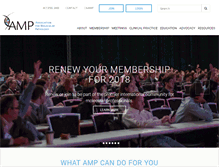 Tablet Screenshot of amp.org